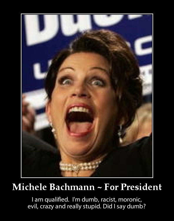 michele bachmann young. to scare Michele Bachmann