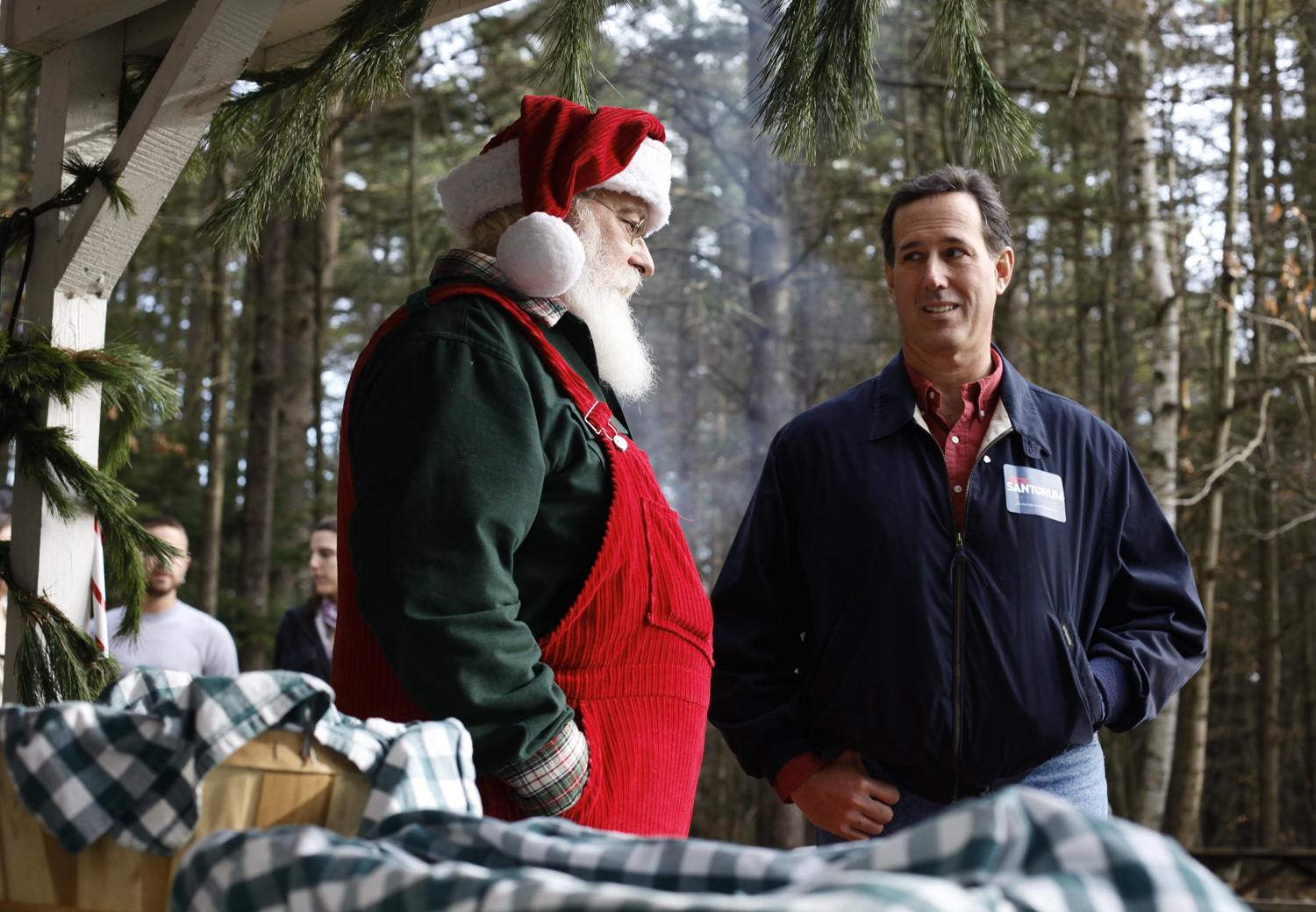 Rick Santorum tours New Hampshire